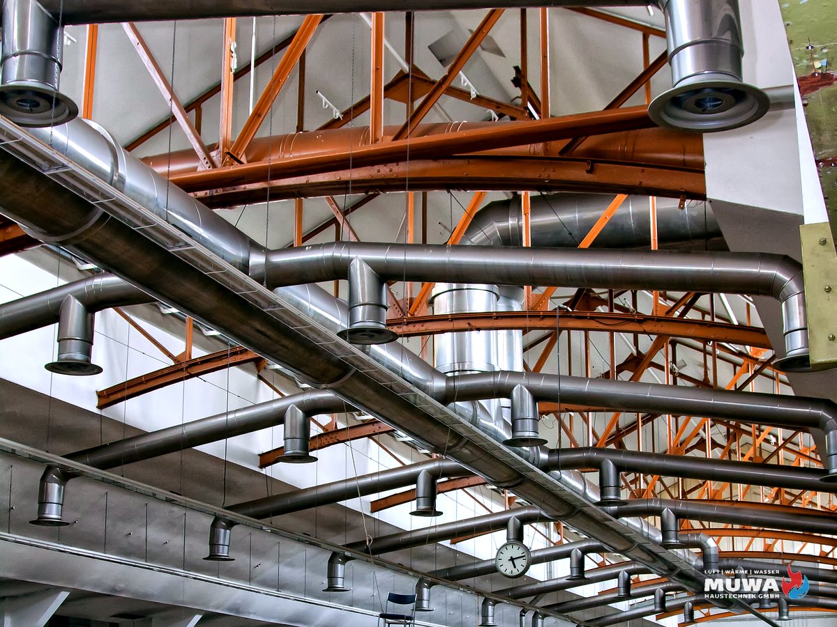 Lüftungssystem mit Luftverteilung – MUWA Haustechnik